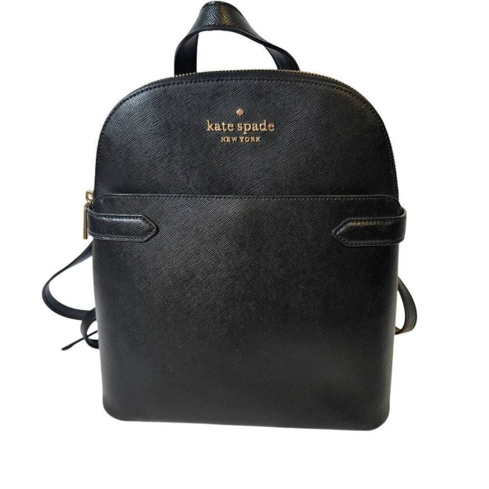 Kate Spade Staci Dome Backpack, black medium-sized.